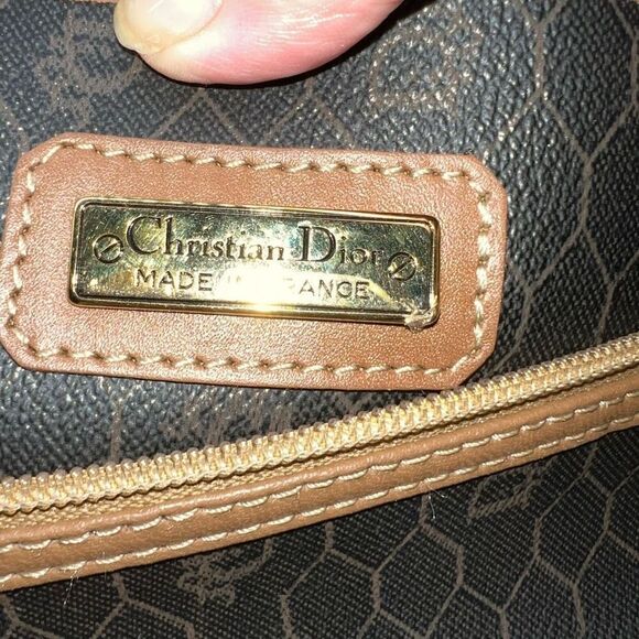 Christian Dior Black Brown Monogram Trotter Honeycomb Boston Duffle Bag With Loc - Picture 13 of 14
